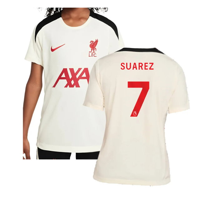 2024-2025 Liverpool Strike SE Training Top (Coconut Milk) - Kids (Suarez 7)