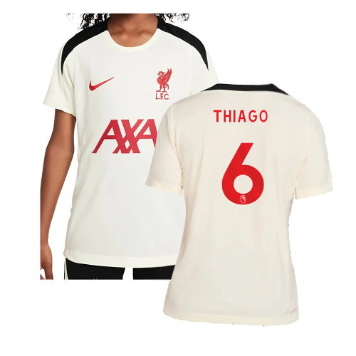 2024-2025 Liverpool Strike SE Training Top (Coconut Milk) - Kids (Thiago 6)
