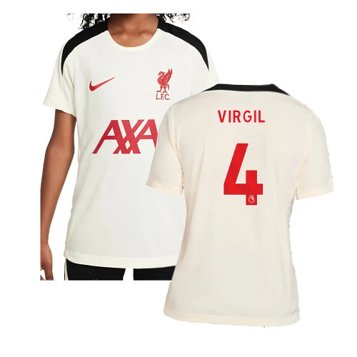 2024-2025 Liverpool Strike SE Training Top (Coconut Milk) - Kids (Virgil 4)