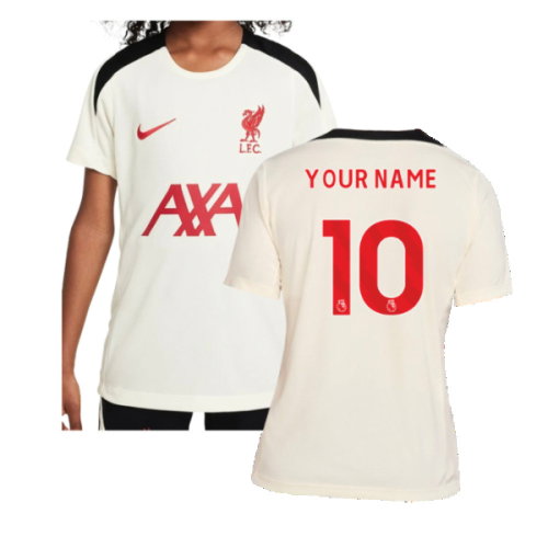 2024-2025 Liverpool Strike SE Training Top (Coconut Milk) - Kids (Your Name)