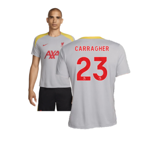 2024-2025 Liverpool Strike Third Shirt (Grey) (Carragher 23)