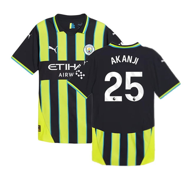 2024-2025 Man City Away Authentic Shirt (Akanji 25)