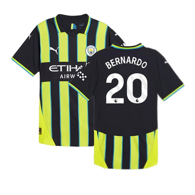 2024-2025 Man City Away Authentic Shirt (Bernardo 20)
