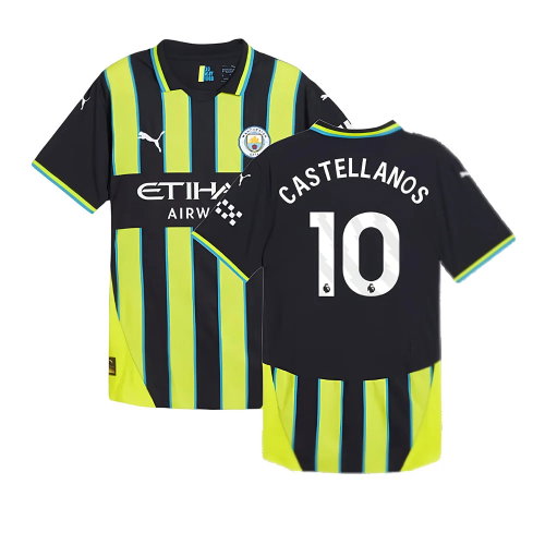 2024-2025 Man City Away Authentic Shirt (Castellanos 10)