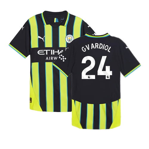 2024-2025 Man City Away Authentic Shirt (Gvardiol 24)