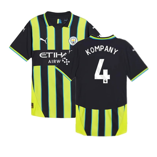 2024-2025 Man City Away Authentic Shirt (Kompany 4)