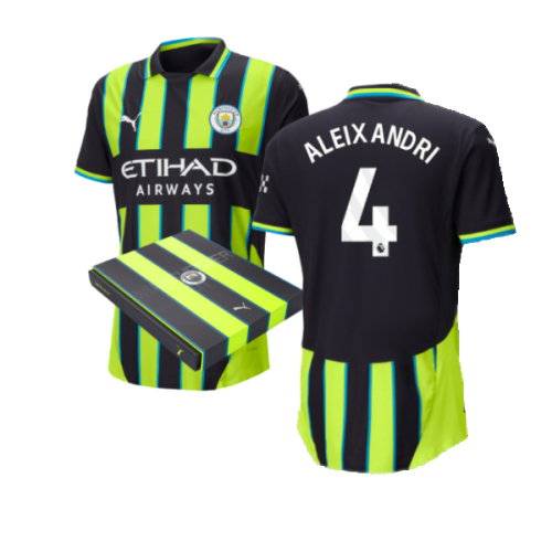2024-2025 Man City Away Authentic Shirt w/packaging (Aleixandri 4)
