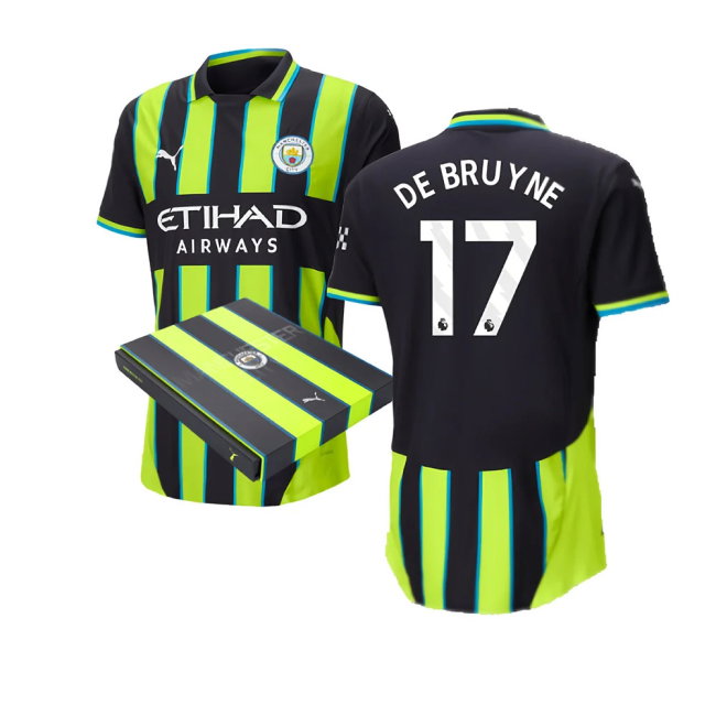 2024-2025 Man City Away Authentic Shirt w/packaging (De Bruyne 17)