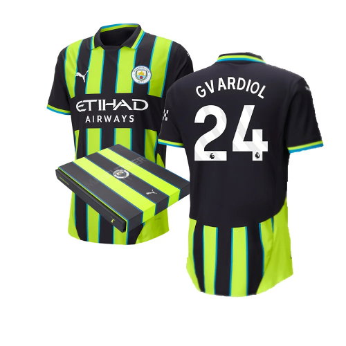 2024-2025 Man City Away Authentic Shirt w/packaging (Gvardiol 24)