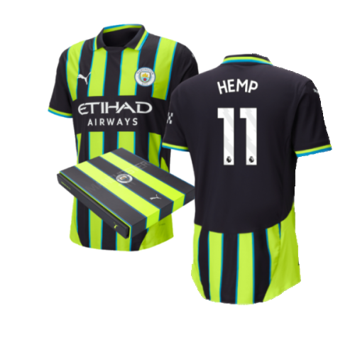 2024-2025 Man City Away Authentic Shirt w/packaging (Hemp 11)