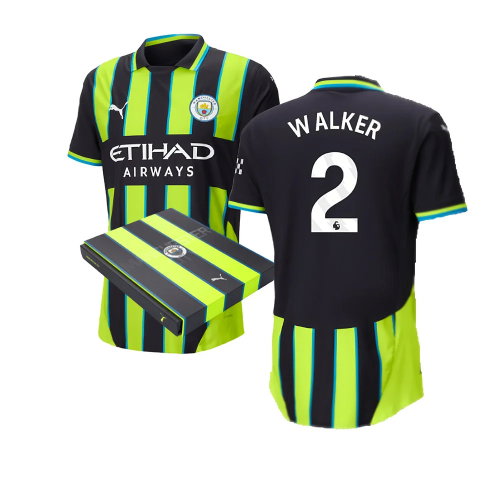 2024-2025 Man City Away Authentic Shirt w/packaging (Walker 2)