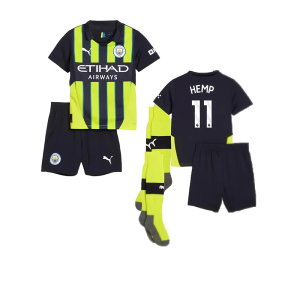 2024-2025 Man City Away Mini Kit (Hemp 11)