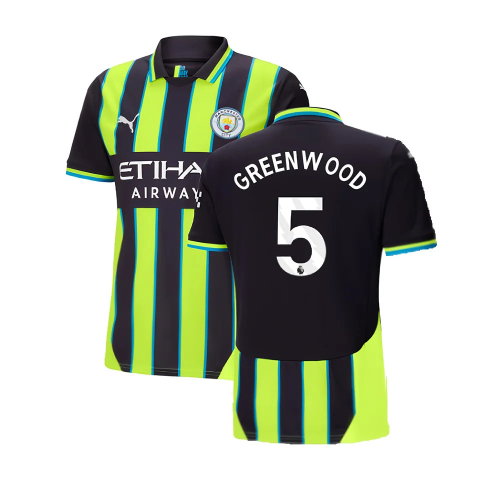 2024-2025 Man City Away Shirt (Greenwood 5)