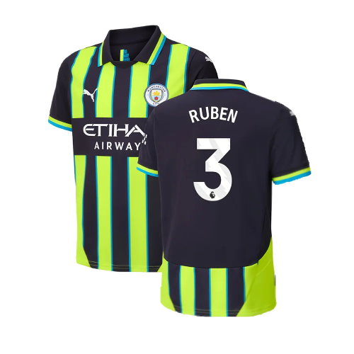 2024-2025 Man City Away Shirt (Kids) (Ruben 3)
