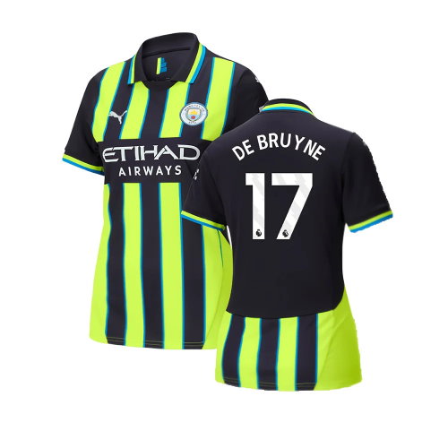 2024-2025 Man City Away Shirt (Womens) (De Bruyne 17)