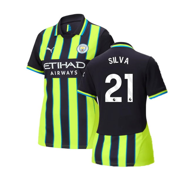 2024-2025 Man City Away Shirt (Womens) (Silva 21)