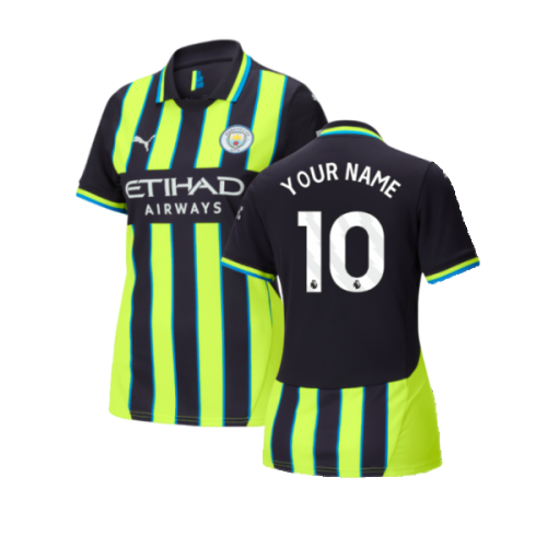 2024-2025 Man City Away Shirt (Womens) (Your Name)