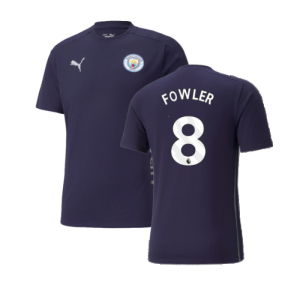 2024-2025 Man City Casuals Tee (Navy) (Fowler 8)