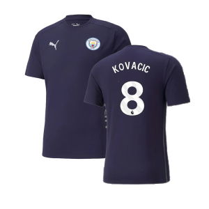 2024-2025 Man City Casuals Tee (Navy) (Kovacic 8)