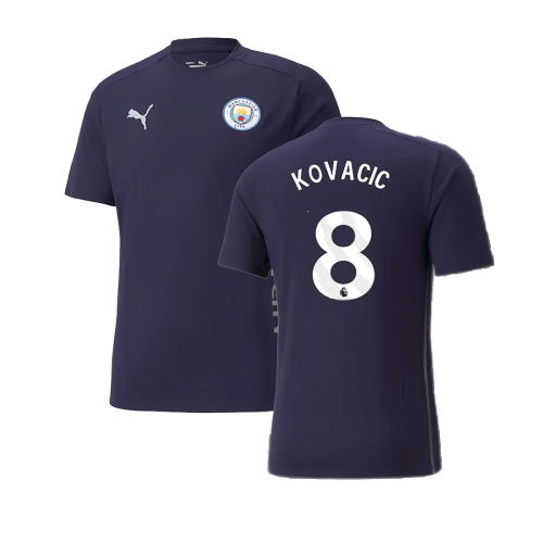 2024-2025 Man City Casuals Tee (Navy) (Kovacic 8)