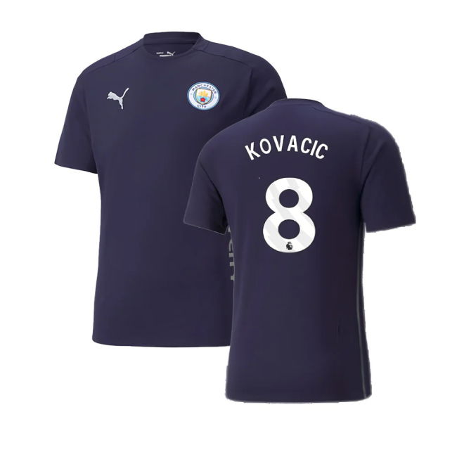 2024-2025 Man City Casuals Tee (Navy) (Kovacic 8)