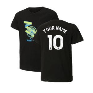 2024-2025 Man City ftblCulture Tee (Black) - Kids