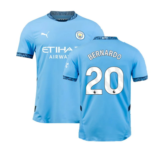 2024-2025 Man City Home Authentic Shirt (Bernardo 20)