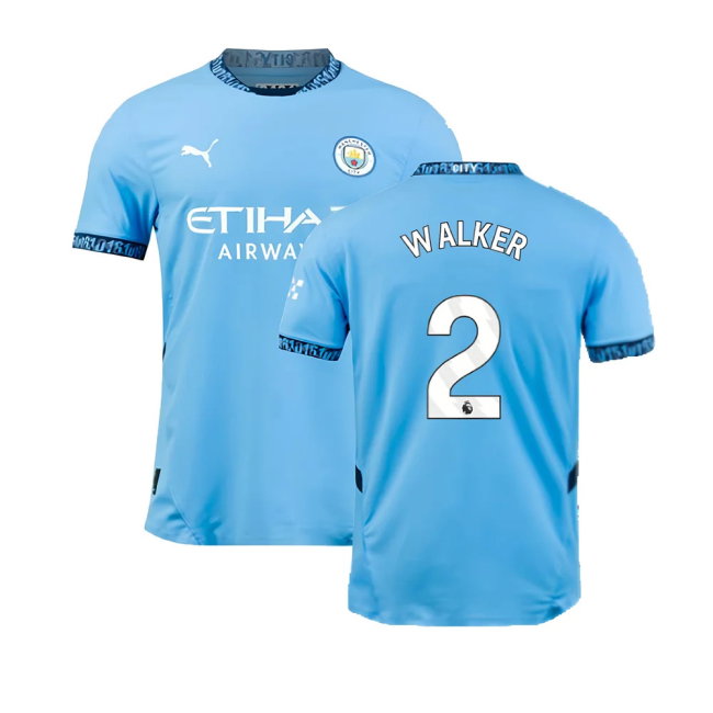 2024-2025 Man City Home Authentic Shirt (Walker 2)