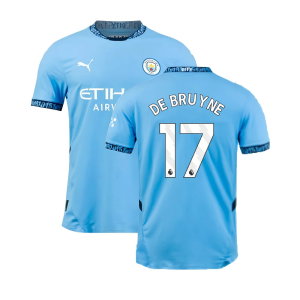 2024-2025 Man City Home Authentic Shirt with packaging (De Bruyne 17)