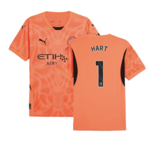 2024-2025 Man City Home Goalkeeper Shirt (Neon Sun) (Hart 1)