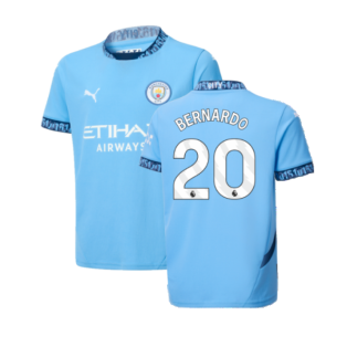 2024-2025 Man City Home Shirt (Kids) (Bernardo 20)