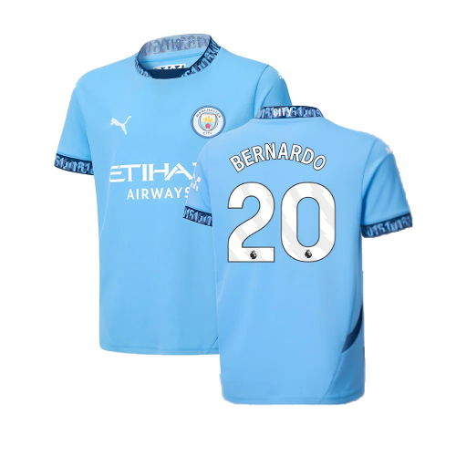 2024-2025 Man City Home Shirt (Kids) (Bernardo 20)