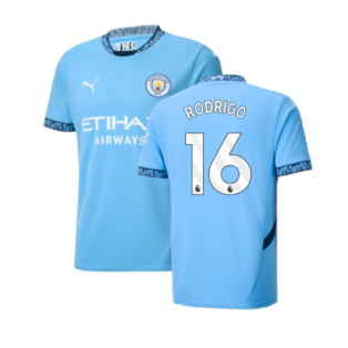 2024-2025 Man City Home Shirt (Rodrigo 16)