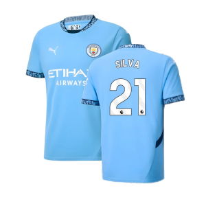 2024-2025 Man City Home Shirt (Silva 21)