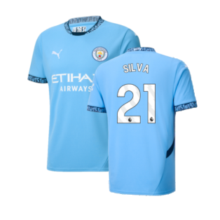 2024-2025 Man City Home Shirt (Silva 21)