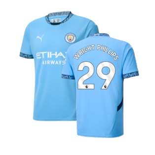 2024-2025 Man City Home Shirt (Wright Phillips 29)