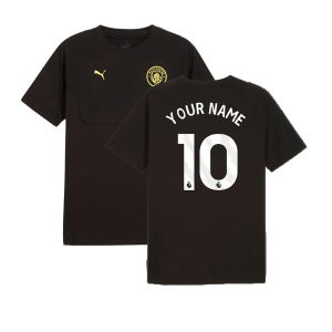 2024-2025 Man City Pumatech Pocket Tee (Black)