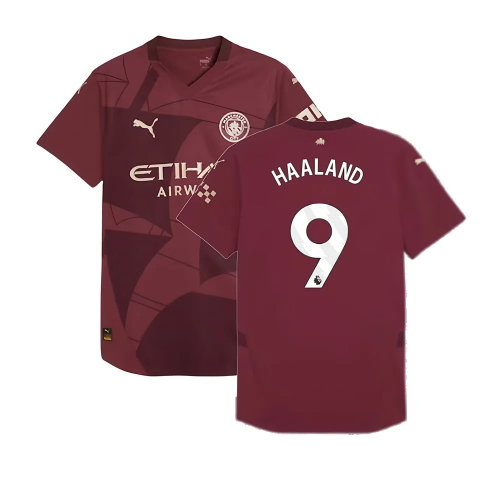 2024-2025 Man City Third Authentic Shirt (Haaland 9)