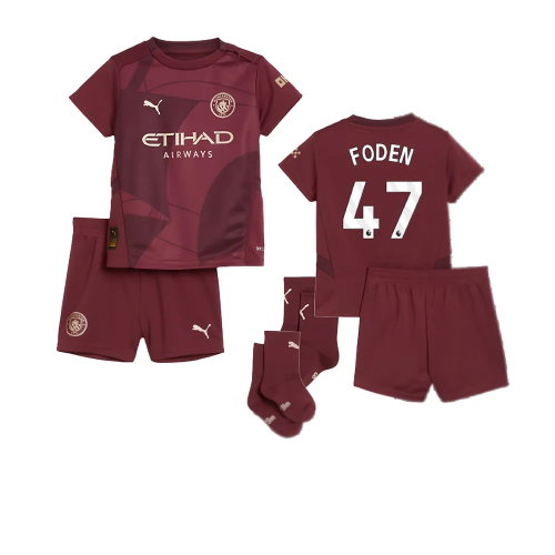 2024-2025 Man City Third Baby Kit (Foden 47)