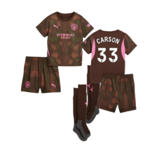 2024-2025 Man City Third Goalkeeper Mini Kit (Carson 33)