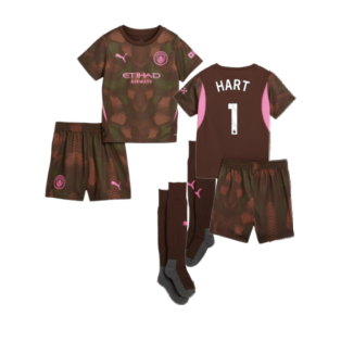 2024-2025 Man City Third Goalkeeper Mini Kit (Hart 1)