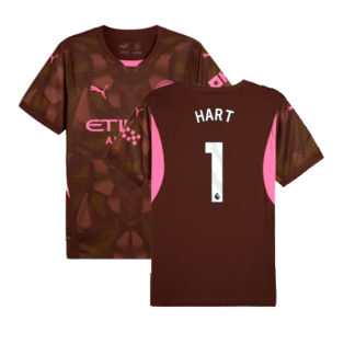 2024-2025 Man City Third Goalkeeper Shirt (Espresso Brown) (Hart 1)