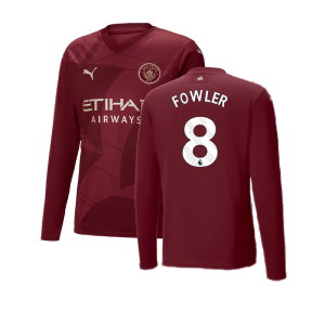 2024-2025 Man City Third Long Sleeve Shirt (Fowler 8)