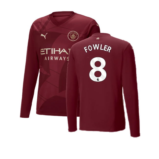 2024-2025 Man City Third Long Sleeve Shirt (Fowler 8)