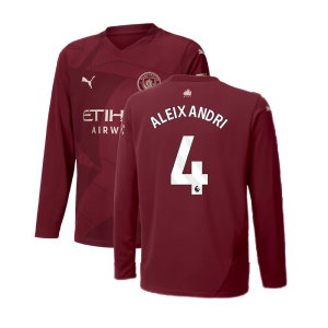 2024-2025 Man City Third Long Sleeve Shirt (Kids) (Aleixandri 4)