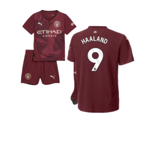 2024-2025 Man City Third Mini Kit (Haaland 9)