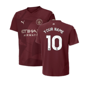 2024-2025 Man City Third Shirt (Kids) (Your Name)