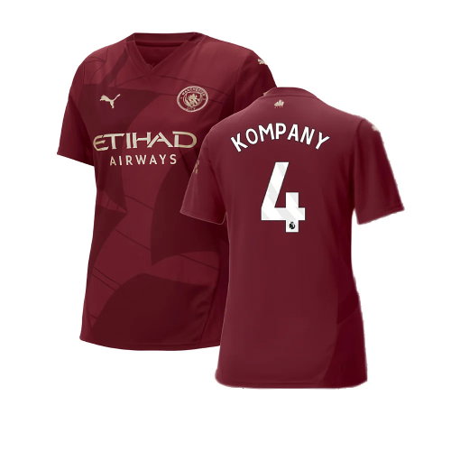2024-2025 Man City Third Shirt (Womens) (Kompany 4)