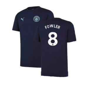 2024-2025 Man City Training Shirt (Inky Blue) - Kids (Fowler 8)