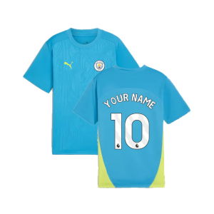 2024-2025 Man City Training Shirt (Magic Blue) - Kids